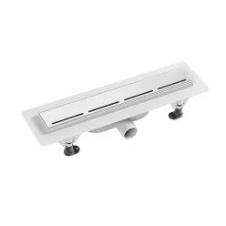   Padlóösszefolyó, Sapho POLYSAN ROAD műanyag inox rosttal 520mm 72834