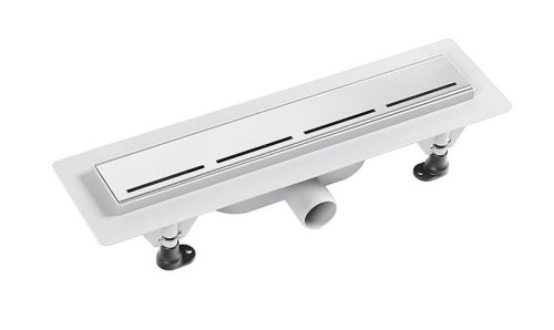 Padlóösszefolyó, Sapho POLYSAN ROAD műanyag inox rosttal 520mm 72834