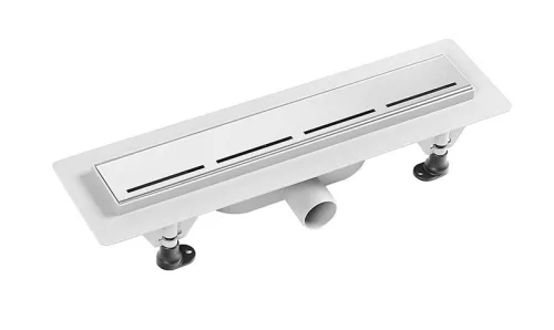 Padlóösszefolyó, Sapho POLYSAN ROAD műanyag inox rosttal 520mm 72834