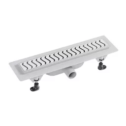   Padlóösszefolyó, Sapho POLYSAN SCENE műanyag inox rosttal 520mm 72835