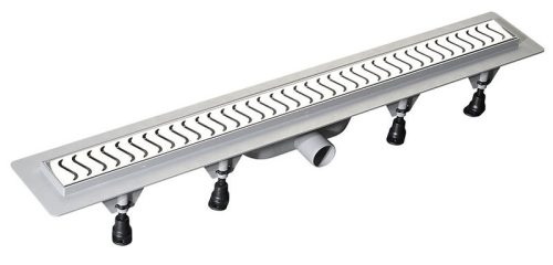 Padlóösszefolyó, Sapho POLYSAN SCENE pvc inox rosttal 920mm 71678