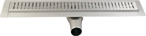 Padlóösszefolyó, Sapho GELCO MANUS inox ONDA rosttal 65x645mm GMO12