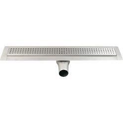   Padlóösszefolyó, Sapho GELCO MANUS inox QUADRO rosttal 65x945mm GMQ35