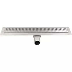   Padlóösszefolyó, Sapho GELCO MANUS inox QUADRO rosttal 65x945mm GMQ35