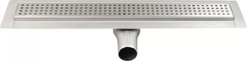 Padlóösszefolyó, Sapho GELCO MANUS inox QUADRO rosttal 65x1045mm GMQ36