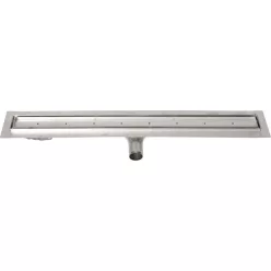   Padlóösszefolyó, Sapho GELCO MANUS inox PIASTRA rosttal 65x1045mm GMP86