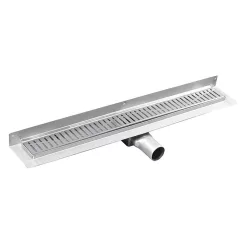   Padlóösszefolyó, Sapho GELCO MANUS inox ONDA rosttal 650x112x55mm GMO22