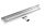 Padlóösszefolyó, Sapho GELCO MANUS inox falhoz rosttal 750x112x55mm GMP93