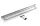 Padlóösszefolyó, Sapho GELCO MANUS inox falhoz rosttal 850x112x55mm GMP94