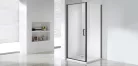 Zuhanykabin, Wellis Quadrum Black nyílóajtós 90x90x190 WC00483
