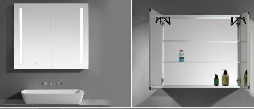 Fürdőszobaszekrény, Wellis Tenerife led világítással tükrös WB00325