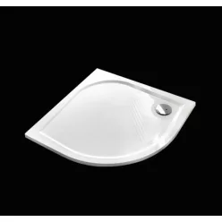 Zuhanytálca, Aquatek Bent íves 80x80 (fehér)