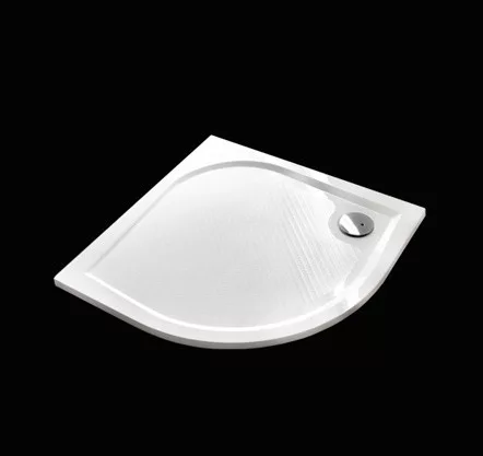 Zuhanytálca, Aquatek Bent íves 80x80 (fehér)