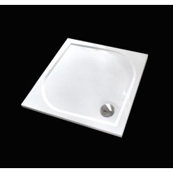Zuhanytálca, Aquatek Bent szögletes 80x80 (fehér)