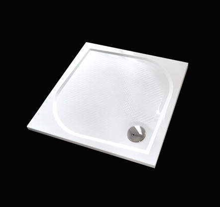 Zuhanytálca, Aquatek Bent szögletes 80x80 (fehér)