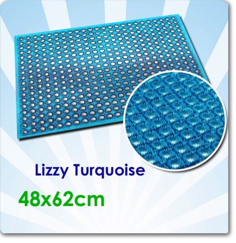 Lábtörlő, Lizzy Turquoise 48X62