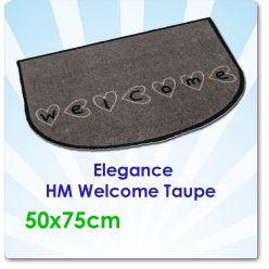 Lábtörlő, Elegenace HM Welcome Taupe 50X75