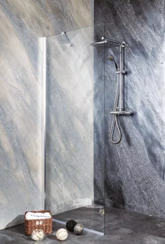 Walk-in, Sanotechnik Sanoflex zuhanyfülke fal Cikkszám: MF90