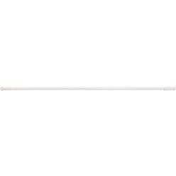   Zuhanyfüggöny, AQUALINE Teleszkópos rúd, 22 mm, fehér, 70-120 cm: TC120
