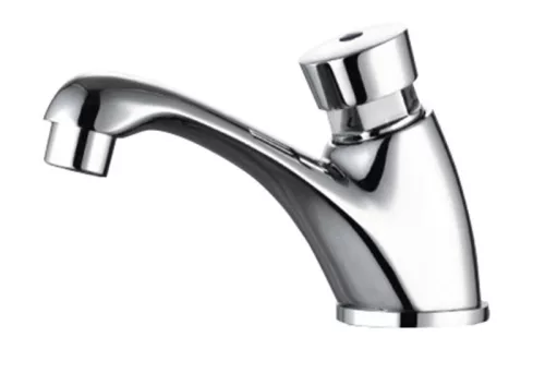 Mosdó csaptelep, AQUALINE Önelzáró álló szelep 1/2˝, króm: ZY12053
