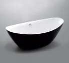 Kád, Wellis Arezzo Black 180x87x66 WK00121