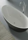 Kád, Wellis Arezzo Black 180x87x66 WK00121