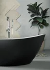 Kád, Wellis Arezzo Black 180x87x66 WK00121