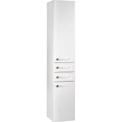   Álló szekrény, AQUALINE VEGA állószekrény 35x184x31cm, fehér: VG185