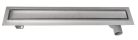 Padlóösszefolyó, AQUALINE rosttal burkolható inox 76x14 2710-80