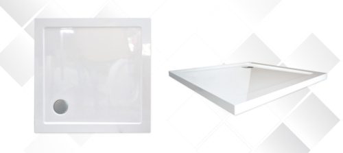 Zuhanytálca, Wellis SMC 90x90x4 szögletes WC00408