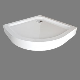 Zuhanytálca, Wellis SMC 90x90x14 íves WC00405