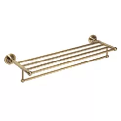   Törölközőtartó, BEMETA RETRO Törölközőtartó polc, bronz : 144102097 Sapho