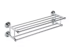 Törölközőtartó, Sapho BEMETA RETRO dupla polc króm 144302252
