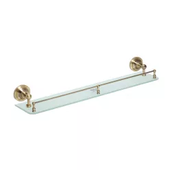 Polc, BEMETA RETRO Üvegpolc, bronz : 144102267 Sapho