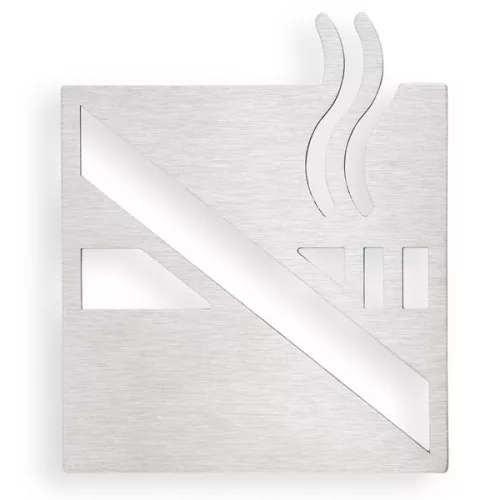 BEMETA HP dohányozni tilos tábla 120x120 mm matt inox 111022055 Sapho