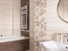 Dekorlap, Kwadro Doppia Beige Inserto B 25x40 1 db