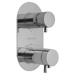   Falba süllyesztett csaptelep, Sapho RHAPSODY termosztátos 3 irányú króm 5592T