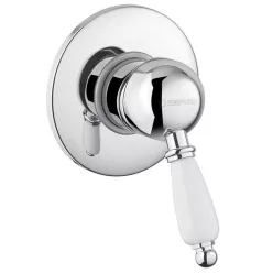   Falba süllyesztett csaptelep, Sapho KIRKÉ csaptelep 1 irányú fehér kar króm KI41BC