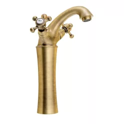   Mosdó csaptelep, Sapho REITANO ANTEA magasított 245mm bronz 3176L