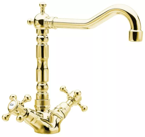 Mosdó csaptelep, Sapho REITANO ANTEA automata lefolyóval arany 3375