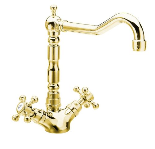 Mosogató csaptelep, Sapho REITANO ANTEA 24,5cm arany 3125