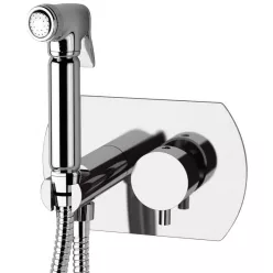   Falba süllyesztett csaptelep, Sapho RHAPSODY csaptelep bidé zuhannyal króm 1209-07