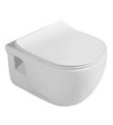 WC, BRILLA Fali WC, RIMLESS, 36,5x53 cm : 100614 Sapho