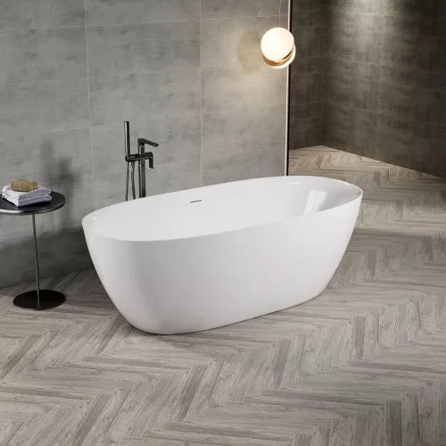 Kád, Aquatrend Barcelona szabadonálló akril króm lefolyóval