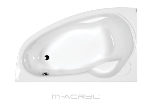 Hidromasszázs kád, M-Acryl Liza  150x95 Wellness 22 fúvókás elektronikus