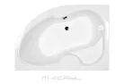 Hidromasszázs kád, M-Acryl Azalia  150x105 Wellness Premium Plus 28 fúvókás elektronikus