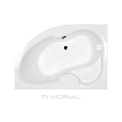   Hidromasszázs kád, M-Acryl Azalia  160x105 Wellness Premium Plus 28 fúvókás elektronikus