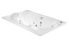 Hidromasszázs kád, M-Acryl Royal  180x110 Activ 4+4+4 pneumatikus vezérléssel