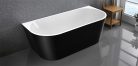 Kád, Wellis Calabria Black 170x80x58cm WK00138