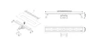 Padlóösszefolyó, Wellis W-Drain Linear 90 WE00093